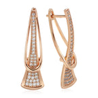 Oorbellen ‘Stralend kristal’ | Goud
