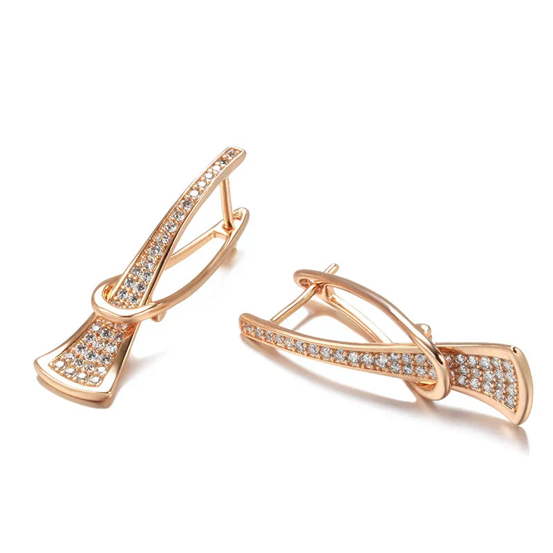 Pendientes Cristal Radiante | Oro