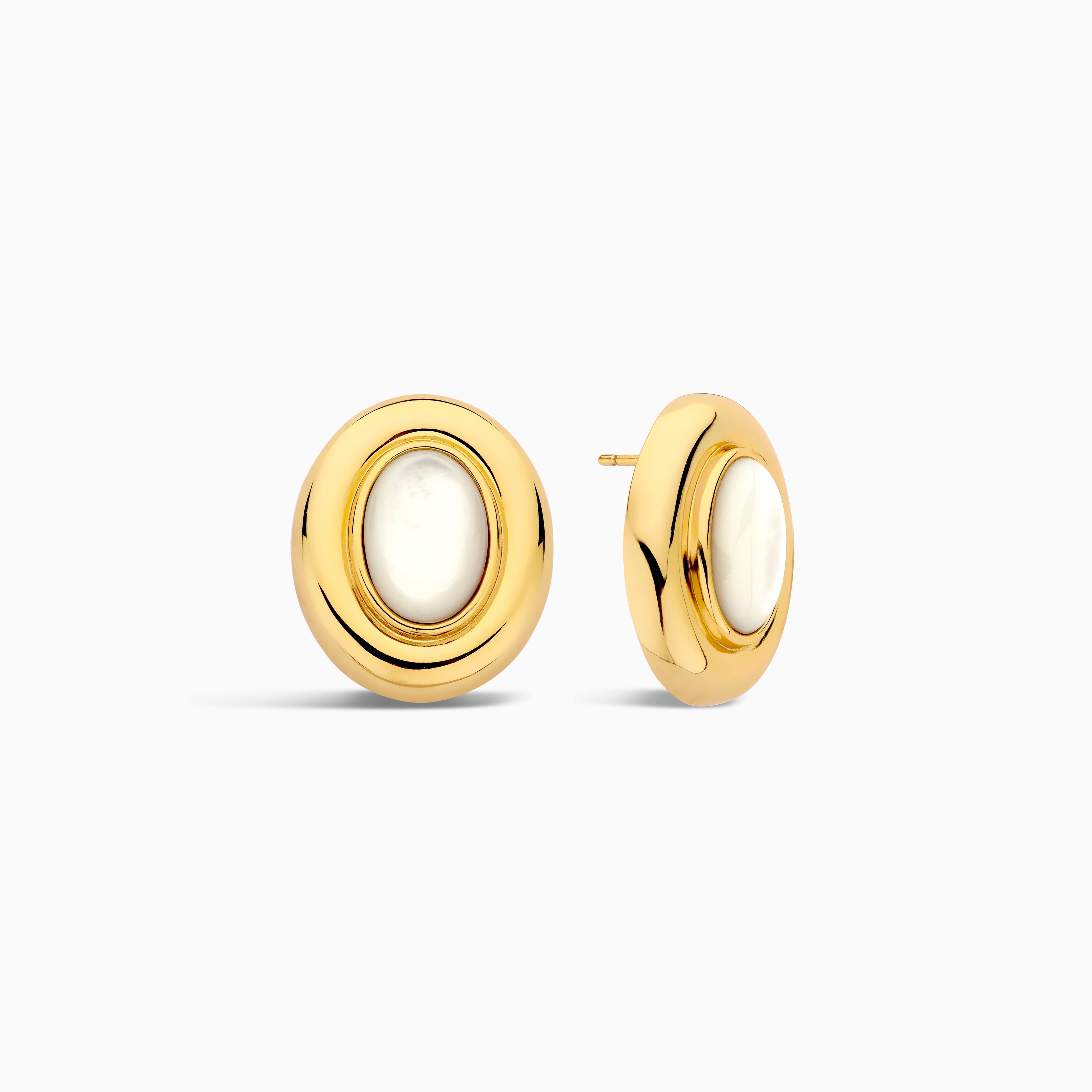 Giselle Parel Oorbellen | Goud