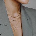 Drievoudige ketting | Goud