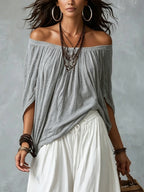 Isabela™ | Conjunto Boho con Hombros Descubiertos