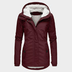 Anna™ | Chaqueta otoñal larga de felpa