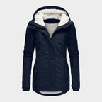 Anna™ | Chaqueta otoñal larga de felpa