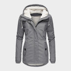 Anna™ | Chaqueta otoñal larga de felpa