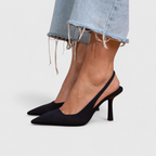Leonor™ | Escarpín Slingback de Tacón Fino y Puntera Afilada