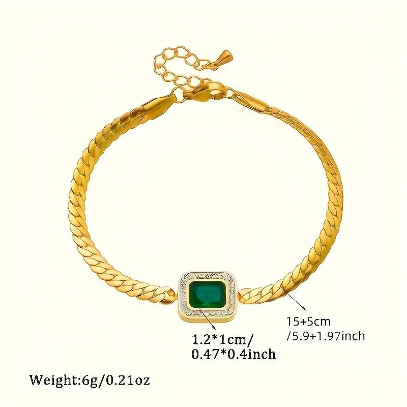 Goddelijke Smaragd Armband