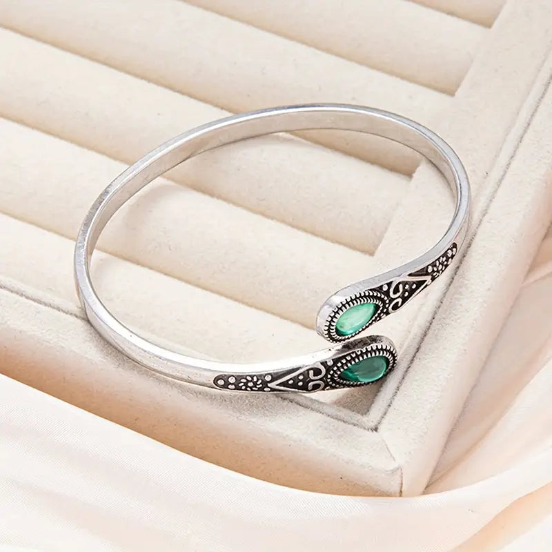 Elegante Smaragd Armband