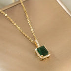 Hemelse goud- en smaragdketting