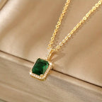Hemelse goud- en smaragdketting