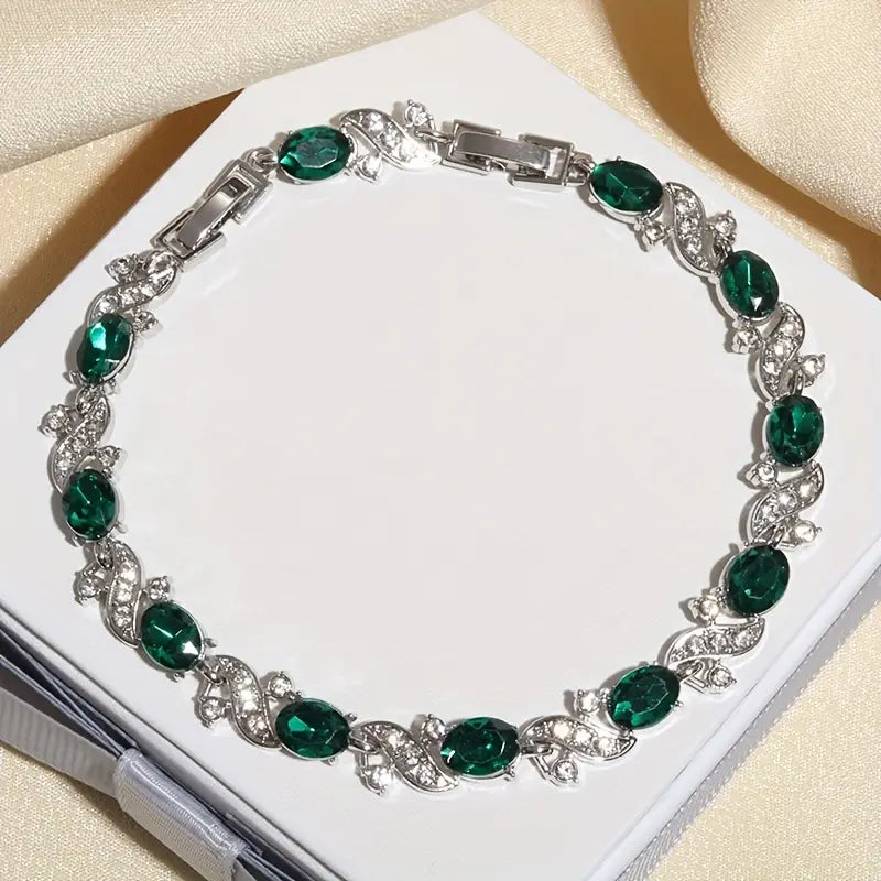 Smaragd Jade Armband