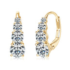 Pendientes Cuatro Piedras Victoria | Oro