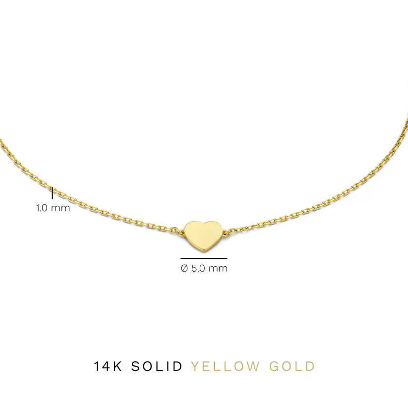 Pulsera Oriana Corazón | Oro