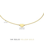 Pulsera Oriana Corazón | Oro