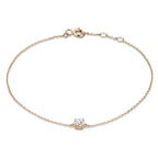 Cléa-armband met moissaniet | Goud