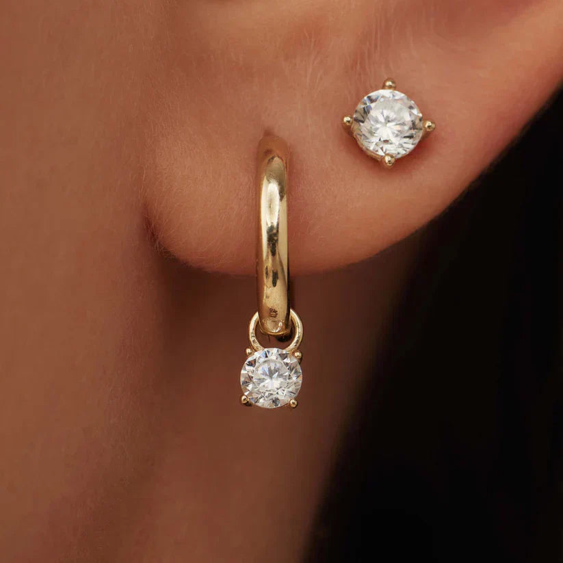 Conjunto de Pendientes Lágrimas de Luna | Oro