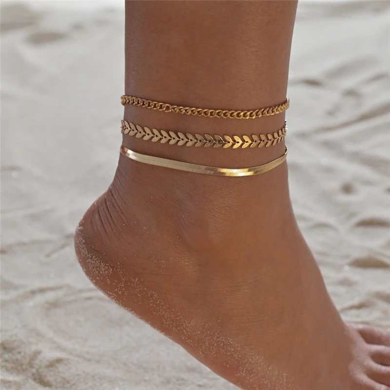 Gouden enkelband