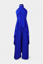 Chrysoula Conjunto Asimétrico con Pantalón Plisado