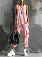 Valeriana™ | Conjunto Casual con Bolsillos