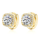 Pendientes Cuadrados Aurora | Oro