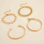 Elena-armbandenset | Goud