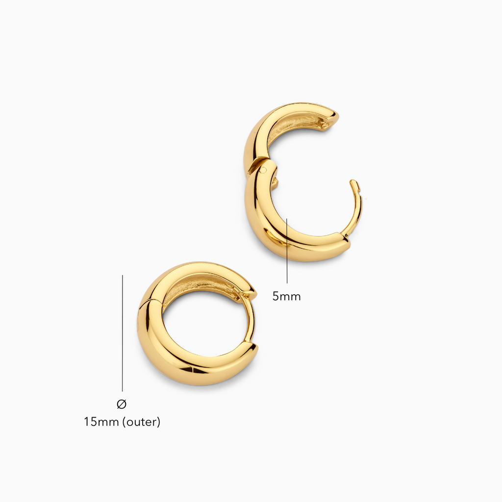 Pendientes Aros Elegantes | Oro