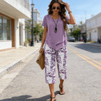Elena™ | Conjunto de Túnica y Pantalón Fluido